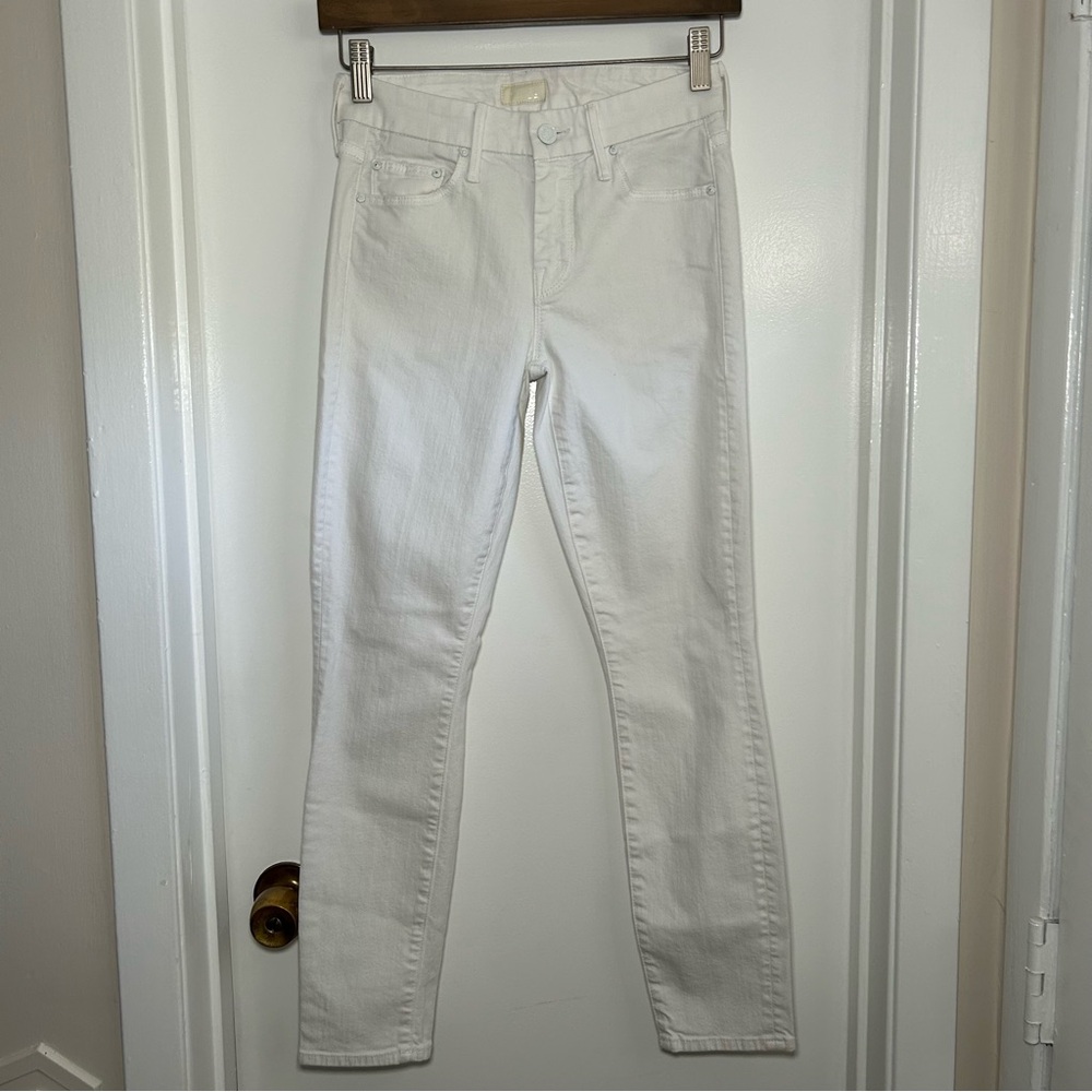 MOTHER The Looker Crop in Glass Slipper size 25